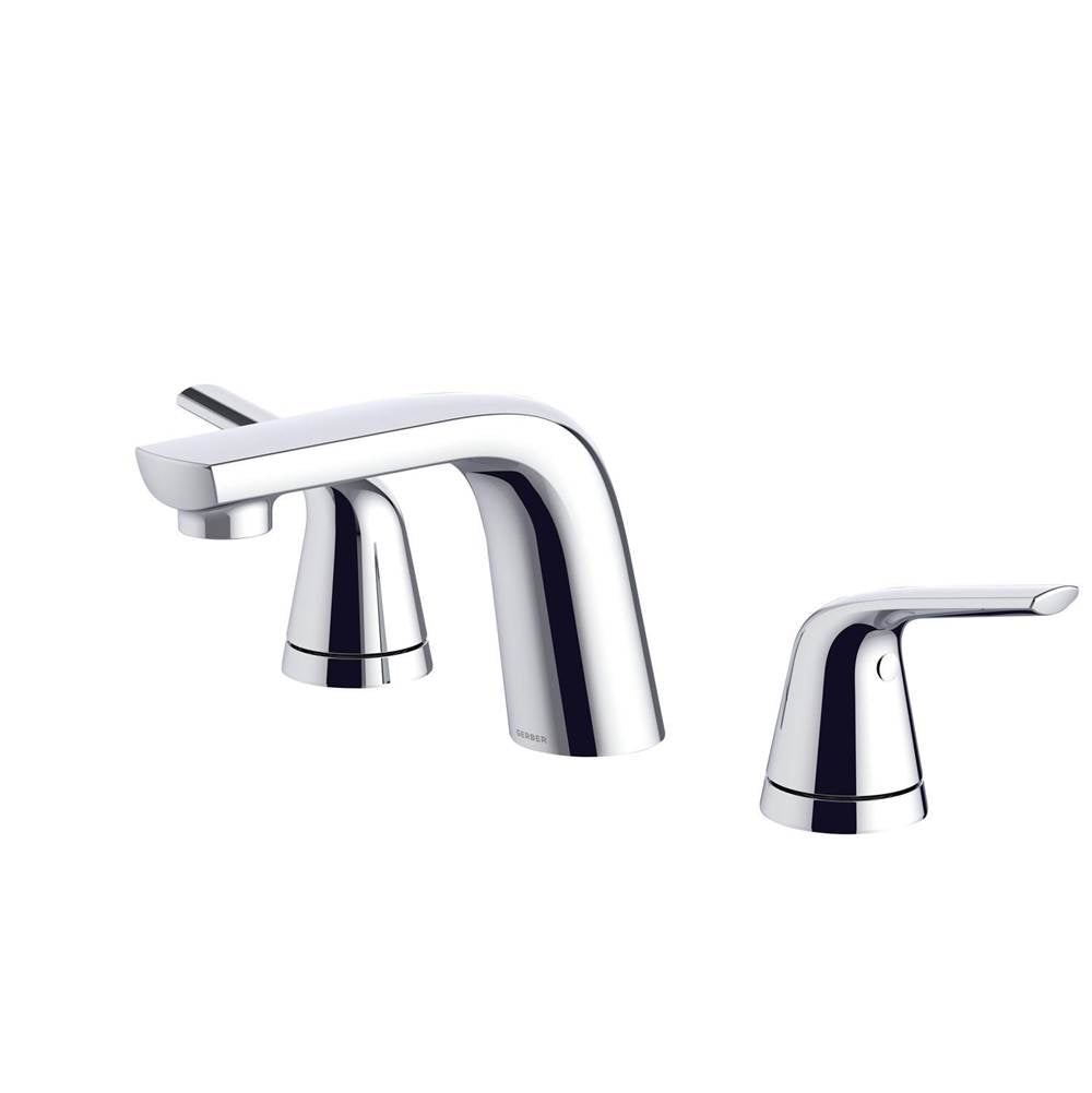 Gerber Plumbing - Lemora 2H Widespread Lavatory Faucet w/ Metal Touch-Down Drain 1.2gpm Chrome - Chrome