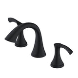 Gerber Plumbing - Antioch 2H Widespread Lavatory Faucet w/ Metal Touch Down Drain 1.2gpm Satin Black - Satin Black