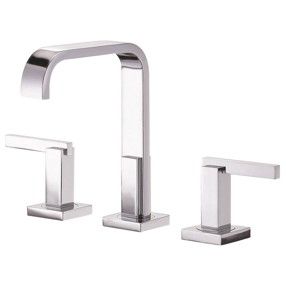 Gerber Plumbing - Sirius Trim Line 2H Widespread Lavatory Faucet w/ Metal Touch Down Drain 1.2gpm Chrome - Chrome