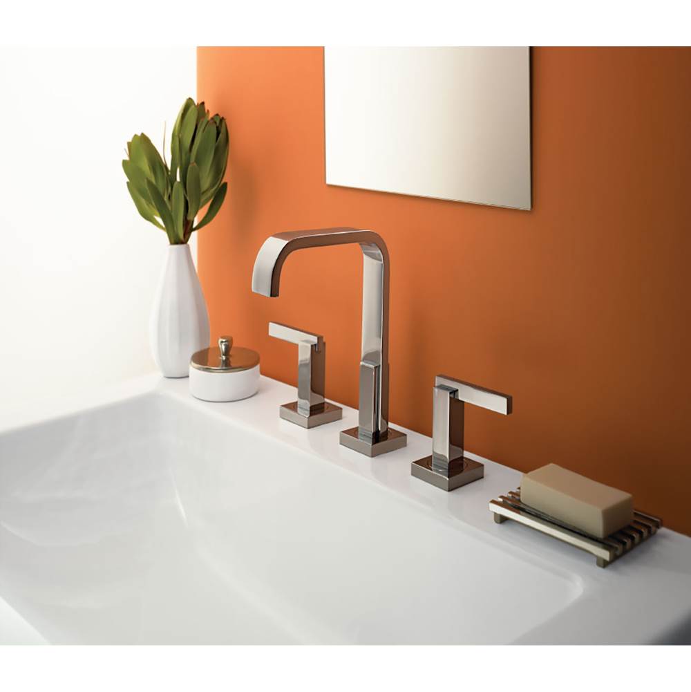 Sirius Trim Line 2H Widespread Lavatory Faucet w/ Metal Touch Down Drain 1.2gpm Chrome