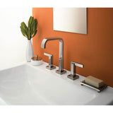 Sirius Trim Line 2H Widespread Lavatory Faucet w/ Metal Touch Down Drain 1.2gpm Chrome