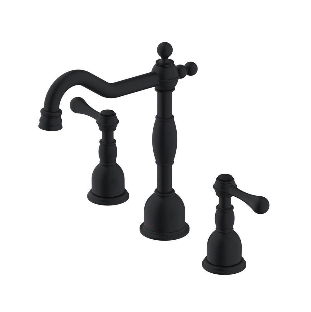 Gerber Plumbing - Opulence 2H Roman Tub Trim Kit w/out Spray Satin Black - Satin Black