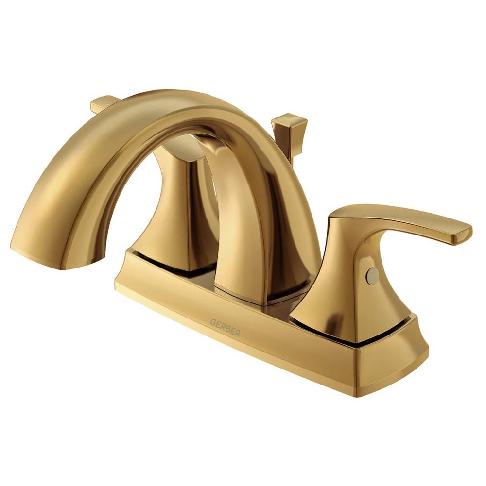 Gerber Plumbing - Vaughn 2H Centerset Lavatory Faucet w/ Metal Pop-Up Drain 1.2gpm Brushed Bronze - Brushed Bronze