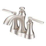 Gerber Plumbing - Draper 2H Centerset Lavatory Faucet w/ Metal Pop-Up Drain 1.2gpm Brushed Nickel - Brushed Nickel