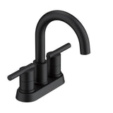 Parma 2H Centerset Lavatory Faucet w/ Metal Touch Down Drain 1.2gpm Chrome
