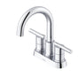 Gerber Plumbing - Parma 2H Centerset Lavatory Faucet w/ Metal Touch Down Drain 1.2gpm Chrome - Chrome
