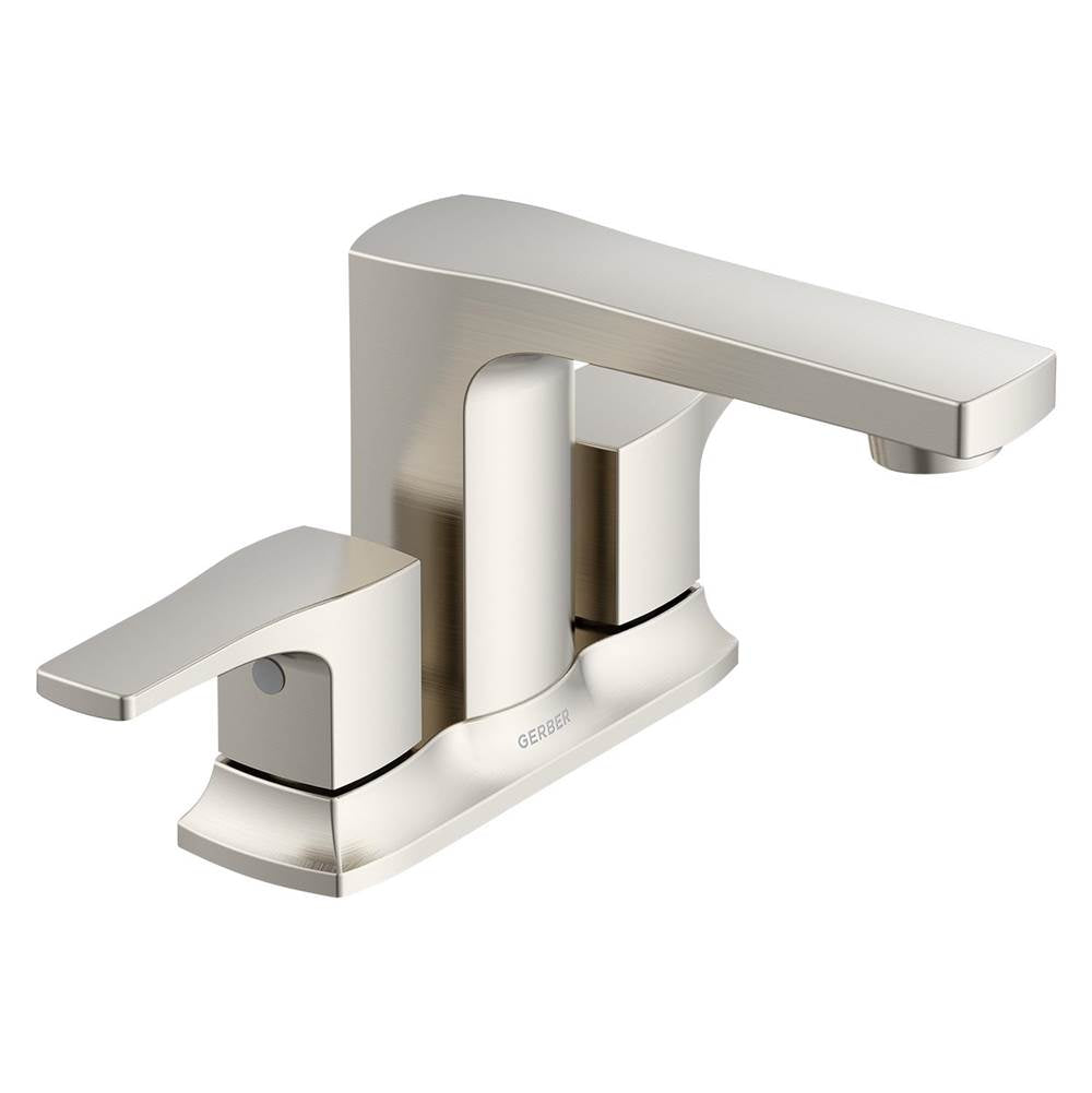 Tribune 2H Centerset Lavatory Faucet w/ Metal Touch Down Drain 1.2gpm Chrome
