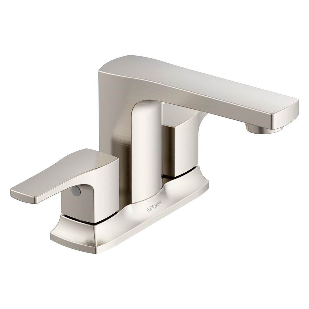 Tribune 2H Centerset Lavatory Faucet w/ 50/50 Pop-Up Drain 1.2gpm Brushed Nickel