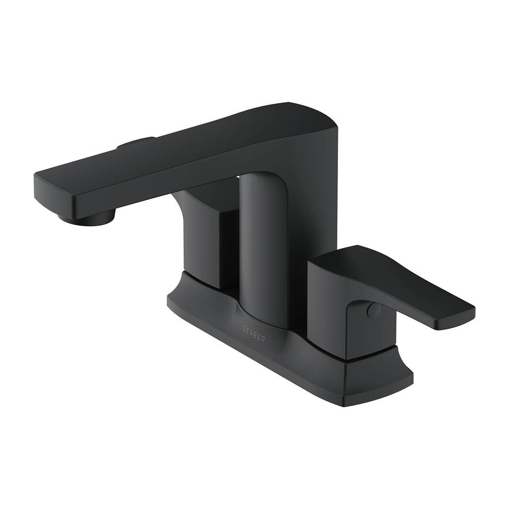 Gerber Plumbing - Tribune 2H Centerset Lavatory Faucet w/ 50/50 Pop-Up Drain 1.2gpm Satin Black - Satin Black