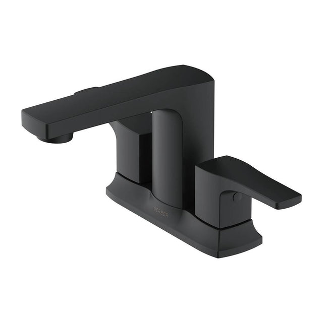 Gerber Plumbing - Tribune 2H Centerset Lavatory Faucet w/ 50/50 Pop-Up Drain 1.2gpm Satin Black - Satin Black