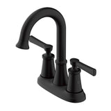 Gerber Plumbing - Northerly 2H Centerset Lavatory Faucet w/ 50/50 Touch Down Drain 1.2gpm Satin Black - Satin Black