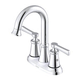 Gerber Plumbing - Northerly 2H Centerset Lavatory Faucet w/ 50/50 Touch Down Drain 1.2gpm Chrome - Chrome