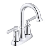 Northerly 2H Centerset Lavatory Faucet w/ 50/50 Touch Down Drain 1.2gpm Chrome
