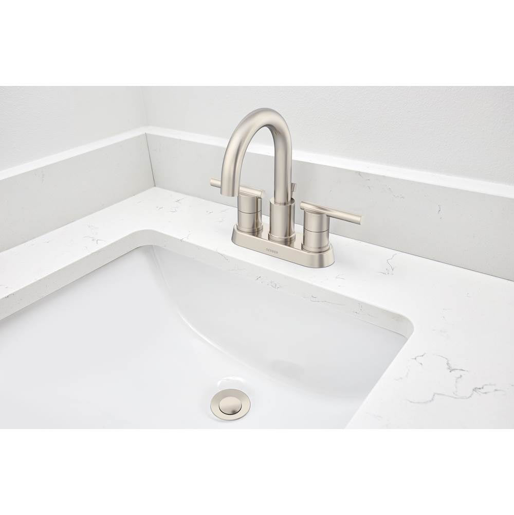 Parma 2H Centerset Lavatory Faucet w/ Metal Pop-Up Drain 1.2gpm Chrome