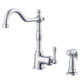 Gerber Plumbing - Opulence 1H Kitchen Faucet w/ Spray 1.75gpm Chrome - Chrome