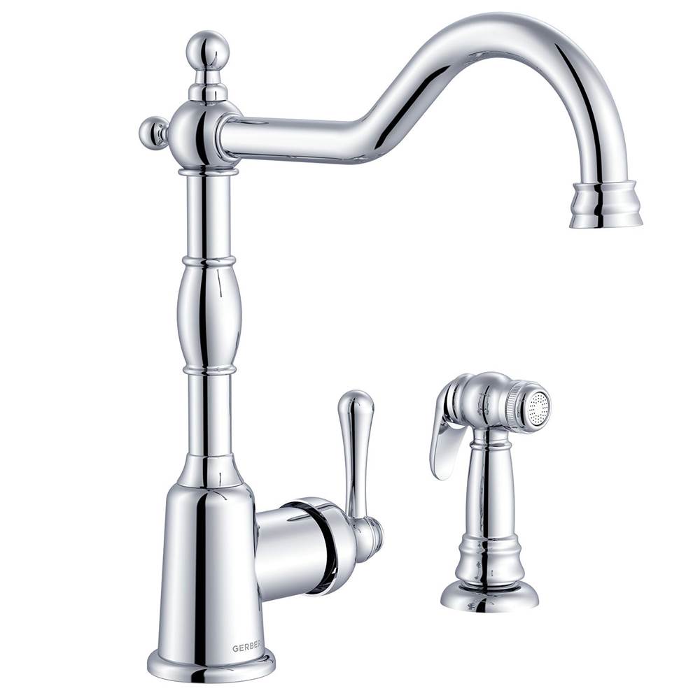 Opulence 1H Kitchen Faucet w/ Spray 1.75gpm Chrome