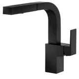 Gerber Plumbing - Mid-Town Trim Line 1H Pull-Out Kitchen Faucet w/ SnapBack Retraction 1.75gpm Satin Black - Satin Black
