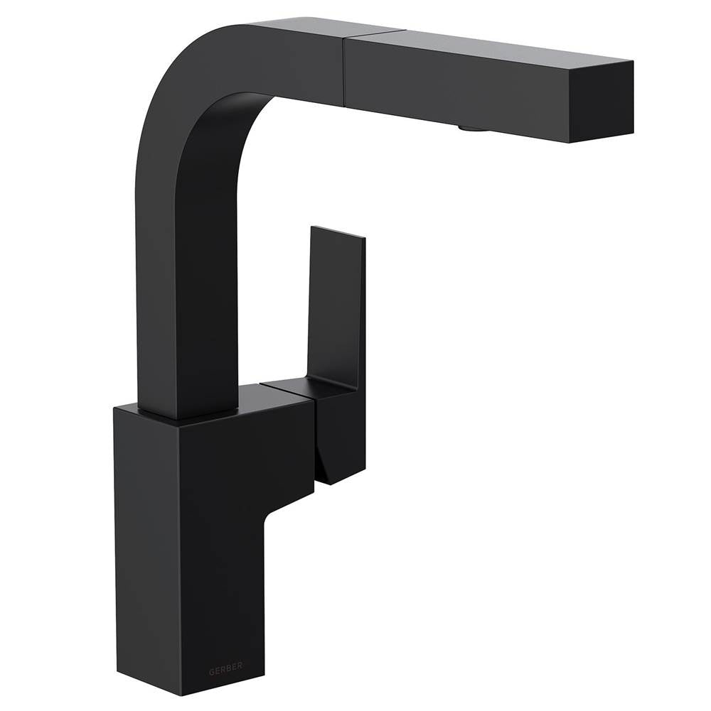 Mid-Town Trim Line 1H Pull-Out Kitchen Faucet w/ SnapBack Retraction 1.75gpm Chrome
