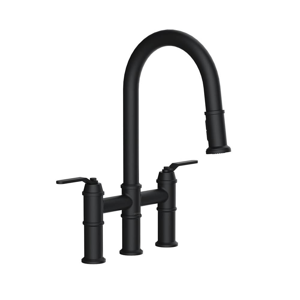 Kinzie 2H Bridge Pull-Down Kitchen Faucet 1.75gpm Chrome