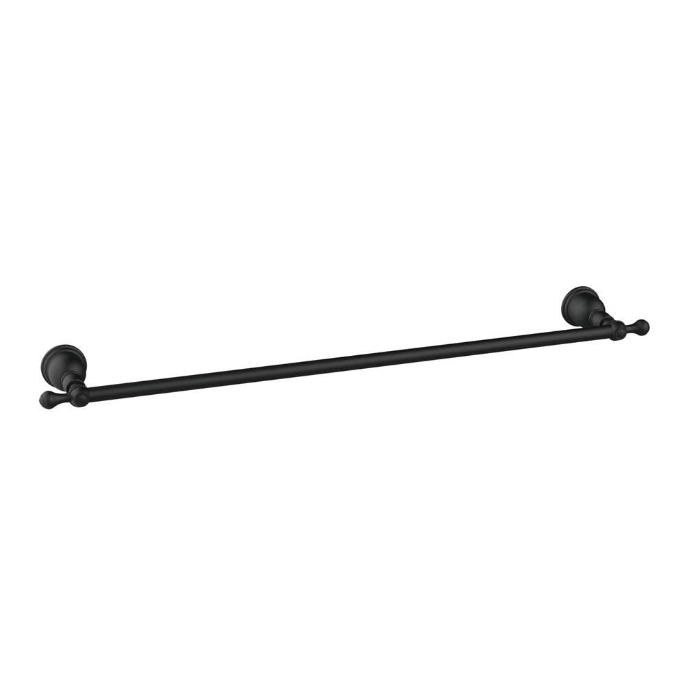 Gerber Plumbing - Opulence 24'' Towel Bar Satin Black - Satin Black
