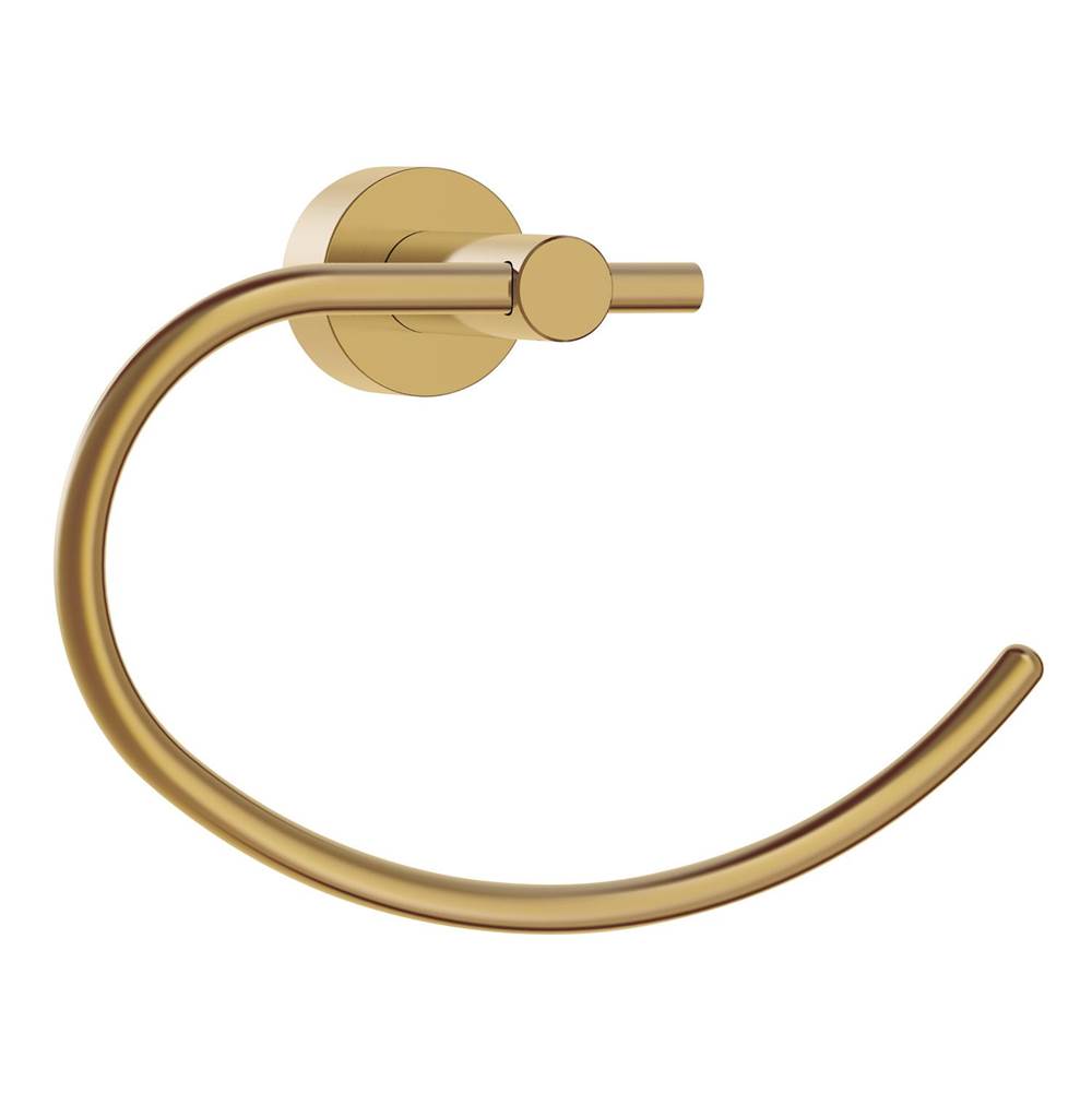 Gerber Plumbing - Parma Towel Ring Brushed Bronze - Brushed Bronze