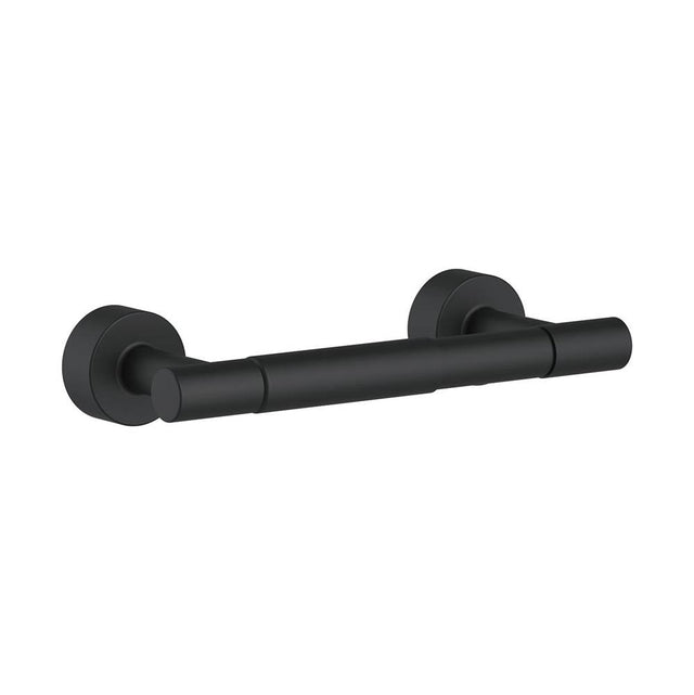 Gerber Plumbing - Parma 2 Post Toilet Paper Holder Satin Black - Satin Black