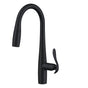 Gerber Plumbing - Selene 1H Pull-Down Kitchen Faucet w/ Snapback 1.75gpm Satin Black - Satin Black