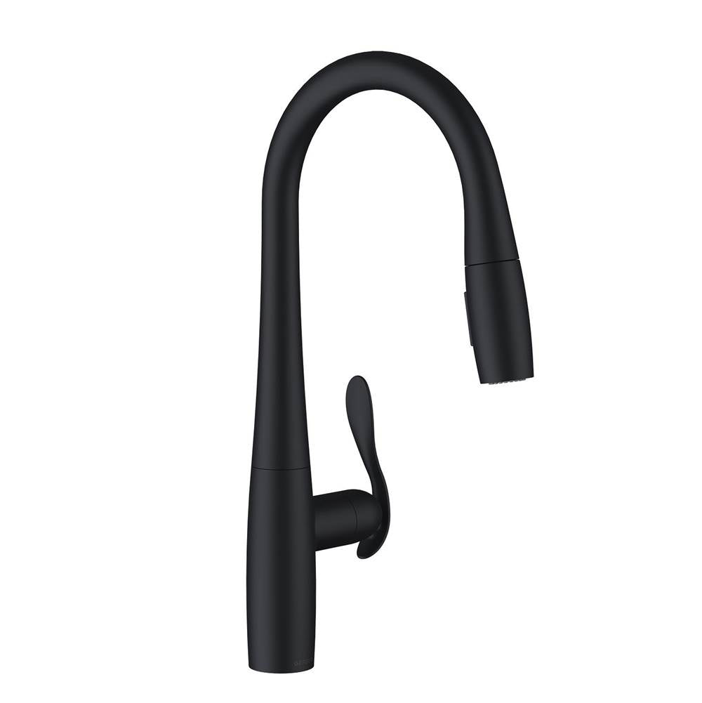 Selene 1H Pull-Down Kitchen Faucet w/ Snapback 1.75gpm Satin Black