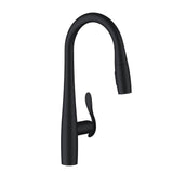 Selene 1H Pull-Down Kitchen Faucet w/ Snapback 1.75gpm Satin Black