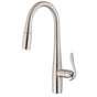 Gerber Plumbing - Selene 1H Pull-Down Kitchen Faucet w/ Snapback 1.75gpm Stainless Steel - Stainless Steel