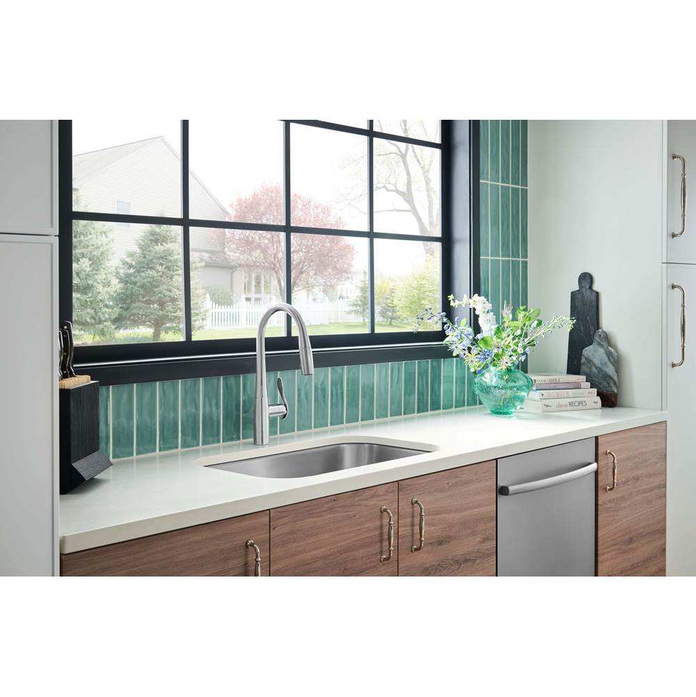 Selene 1H Pull-Down Kitchen Faucet w/ Snapback 1.75gpm Chrome
