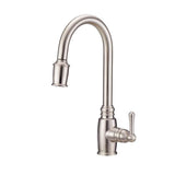 Gerber Plumbing - Opulence 1H Pull-Down Kitchen Faucet w/ Snapback 1.75gpm Stainless Steel - Stainless Steel
