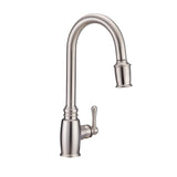 Opulence 1H Pull-Down Kitchen Faucet w/ Snapback 1.75gpm Stainless Steel
