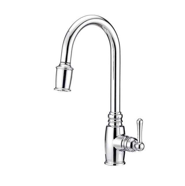 Gerber Plumbing - Opulence 1H Pull-Down Kitchen Faucet w/ Snapback 1.75gpm Chrome - Chrome