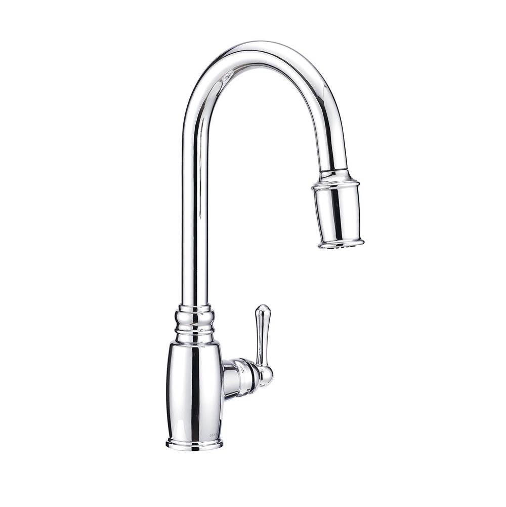 Opulence 1H Pull-Down Kitchen Faucet w/ Snapback 1.75gpm Chrome