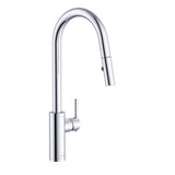Parma Cafe Pull-Down Kitchen Faucet w/ SnapBack Retraction 1.75gpm Chrome