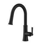 Gerber Plumbing - Northerly 1H Pull-Down Kitchen Faucet w/ Snapback 1.75gpm Satin Black - Satin Black