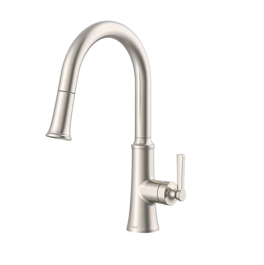 Gerber Plumbing - Northerly 1H Pull-Down Kitchen Faucet w/ Snapback 1.75gpm Stainless Steel - Stainless Steel