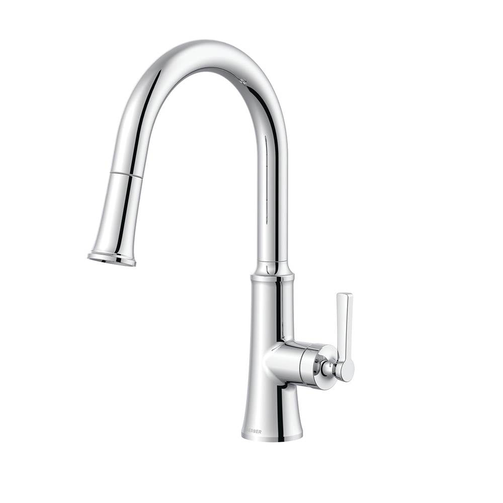 Gerber Plumbing - Northerly 1H Pull-Down Kitchen Faucet w/ Snapback 1.75gpm Chrome - Chrome