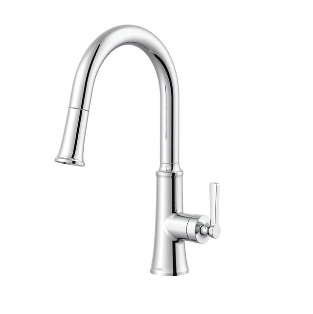Gerber Plumbing - Northerly 1H Pull-Down Kitchen Faucet w/ Snapback 1.75gpm Chrome - Chrome
