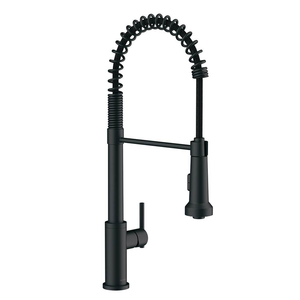 Parma 1H Pre-Rinse Pull-Down Kitchen Faucet 1.75gpm Satin Black