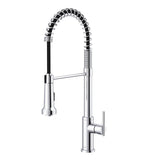 Gerber Plumbing - Parma 1H Pre-Rinse Pull-Down Kitchen Faucet 1.75gpm Chrome - Chrome