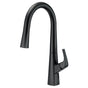 Gerber Plumbing - Vaughn 1H Pull-Down Kitchen Faucet w/ Snapback 1.75gpm Satin Black - Satin Black