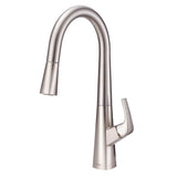 Gerber Plumbing - Vaughn 1H Pull-Down Kitchen Faucet w/ Snapback 1.75gpm Stainless Steel - Stainless Steel