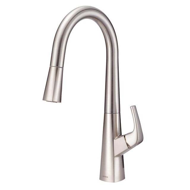 Gerber Plumbing - Vaughn 1H Pull-Down Kitchen Faucet w/ Snapback 1.75gpm Stainless Steel - Stainless Steel