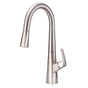 Gerber Plumbing - Vaughn 1H Pull-Down Kitchen Faucet w/ Snapback 1.75gpm Stainless Steel - Stainless Steel