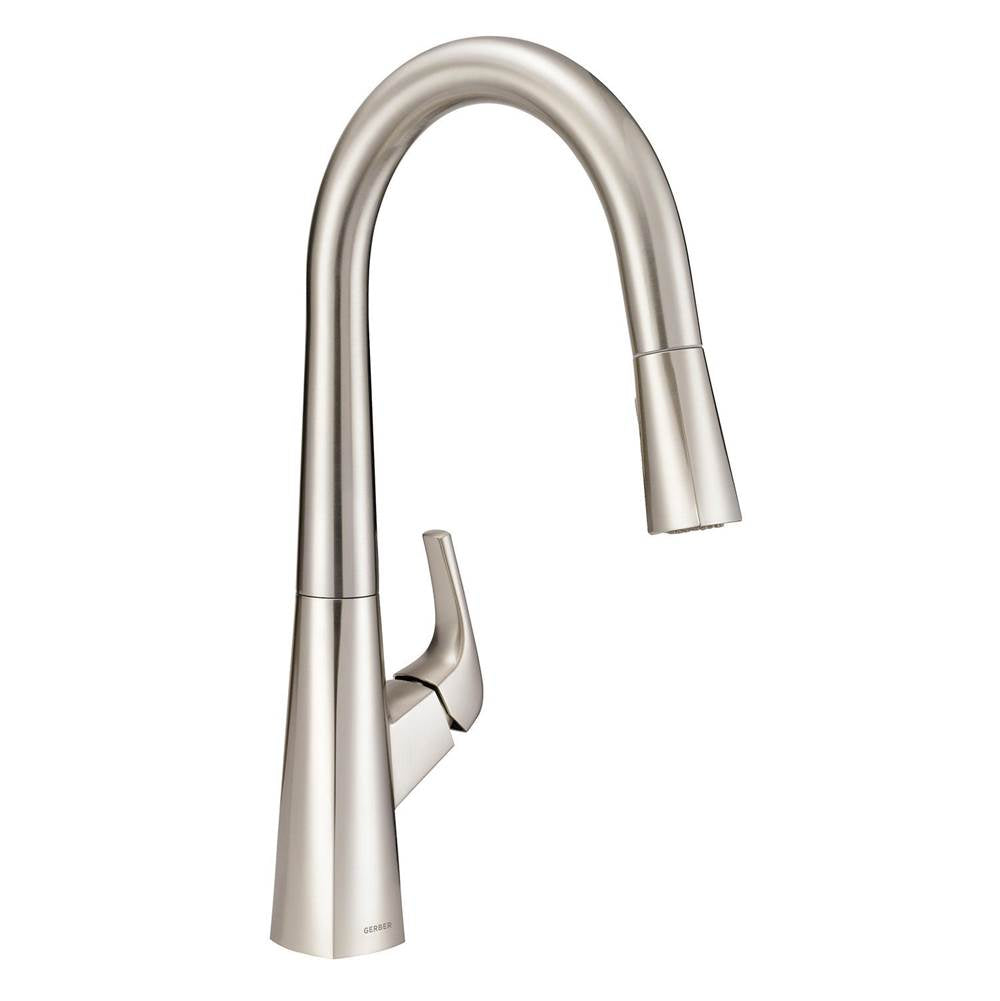 Vaughn 1H Pull-Down Kitchen Faucet w/ Snapback 1.75gpm Stainless Steel