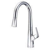 Gerber Plumbing - Vaughn 1H Pull-Down Kitchen Faucet w/ Snapback 1.75gpm Chrome - Chrome