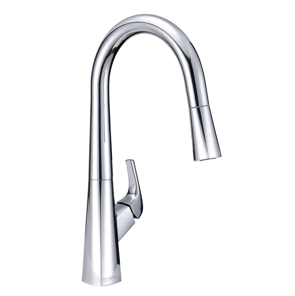 Vaughn 1H Pull-Down Kitchen Faucet w/ Snapback 1.75gpm Chrome