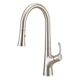 Gerber Plumbing - Antioch 1H Pull-Down Kitchen Faucet w/ Snapback 1.75gpm Stainless Steel - Stainless Steel